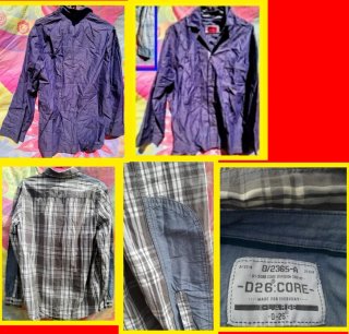CAMISAS M.LARGA:MARCA,TALLA,DETALLES EN TEXTO:1X1€