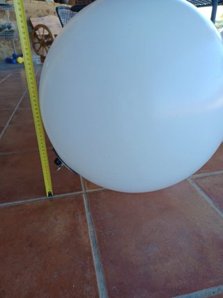 Lámpara exterior bola jardín