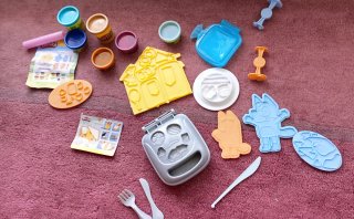 Moldes Plastilina Play-Doh Bluey y Sandwich