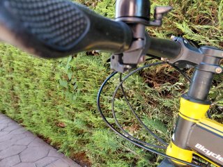 Bicicleta Plegable Amarilla 24