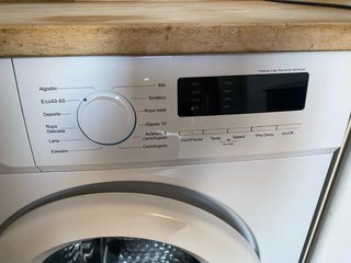 Lavadora Aspes 6kg 1000rpm Poco Fondo