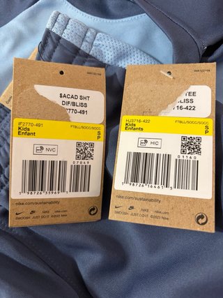 Conjunto Nike niño azul y gris