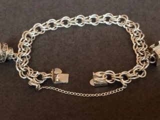 Pulsera Beau Sterling Vintage Plata