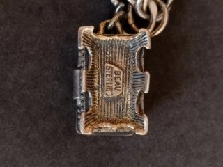 Pulsera Beau Sterling Vintage Plata