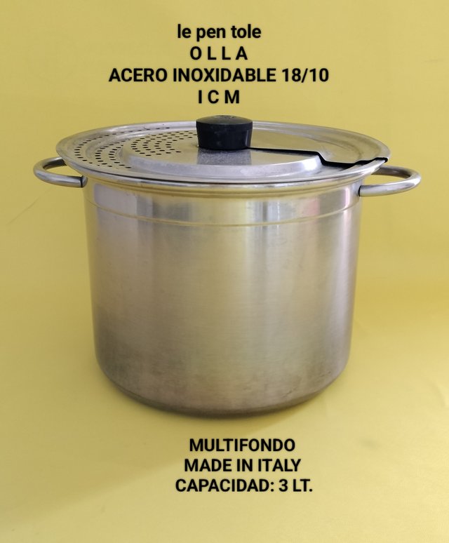Olla Le Pen Tole Acero Inoxidable 18/10