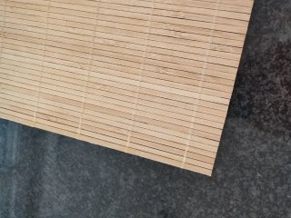 Manteles individuales madera enrollables oriental