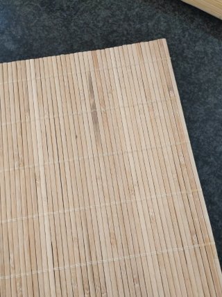 Manteles individuales madera enrollables oriental