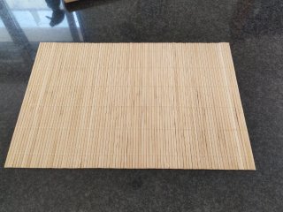 Manteles individuales madera enrollables oriental
