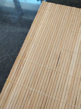 Manteles individuales madera enrollables oriental