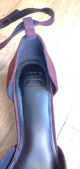 Zapatos marrón chocolate con tacón medio grueso