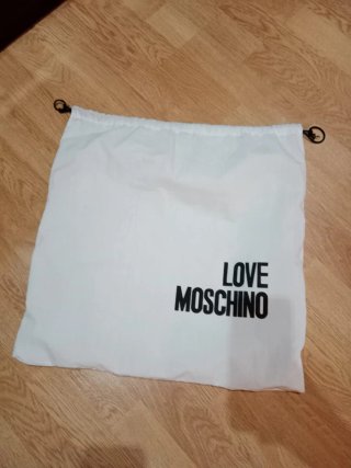 Bolsa Love Moschino Blanca