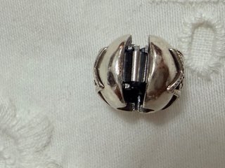 Clip Pandora Plata Ley Estrella Azul