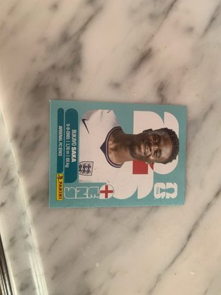 Cromos Panini Lamine Yamal y Bukayo Saka