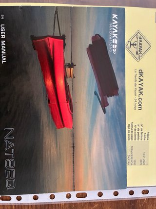 Kayak modular NATSEQ rojo