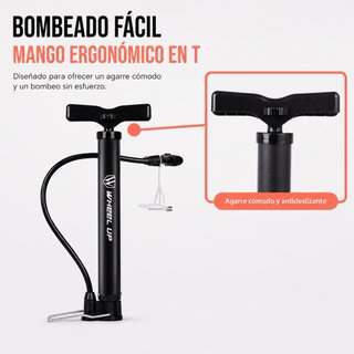 Hinchador manual bicicleta