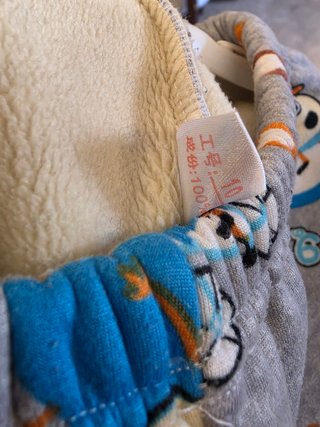 Pantalón pijama niño Bolf & Kids gris 70 cm