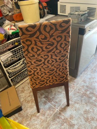 Sillas de comedor con estampado