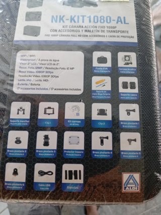 Kit Cámara Deportiva ALDI NK-KIT1080-AL