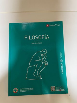 Libro de texto filosofía 1ºBachillerato