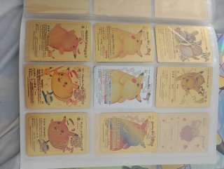 Colección Cartas Pokémon Doradas
