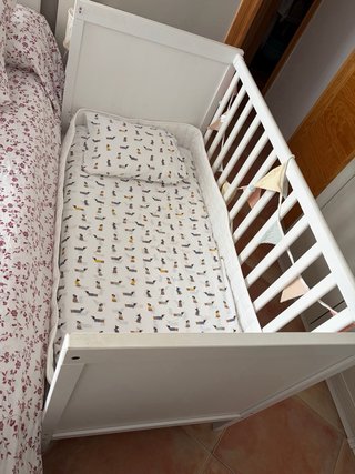 Cuna Sundvik IKEA Blanca