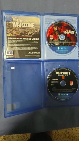 Pack 2 Juegos Call of Duty PS4
