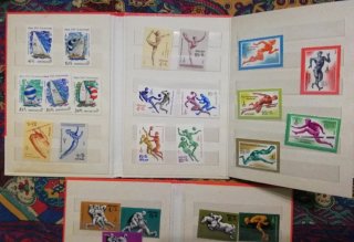 Collezione francobolli Olimpiadi Mosca 1980