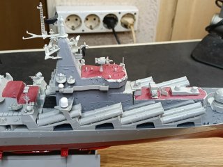 Maqueta Crucero Ruso Varyag 1/350 de 1989