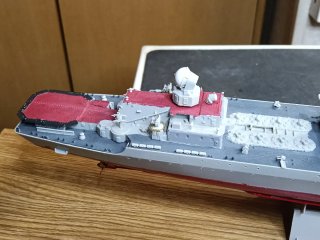 Maqueta Crucero Ruso Varyag 1/350 de 1989