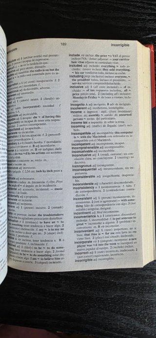 Diccionario Inglés - Español / Español - Inglés (P