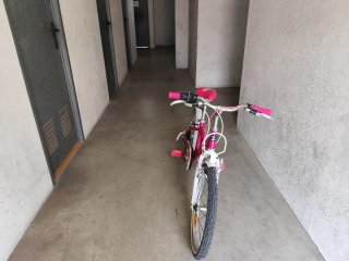 Bicicleta infantil Btwin rosa