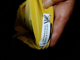 Vestito lungo giallo