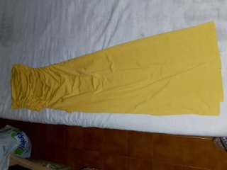 Vestito lungo giallo