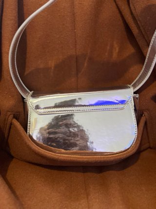 Borsa Diesel argentata