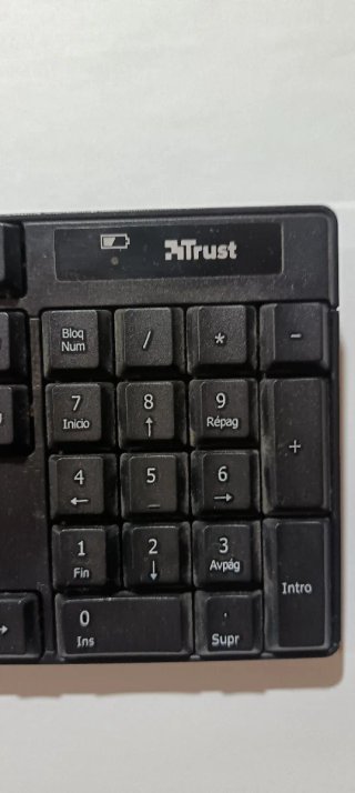 Teclado y Ratón Inalámbrico TRUST Negro