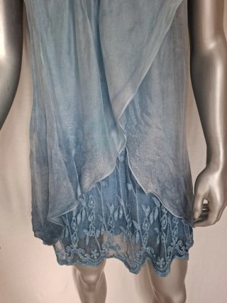 Vestido azul talla única