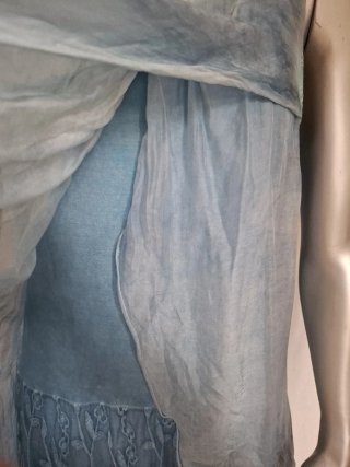 Vestido azul talla única