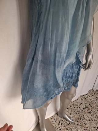 Vestido azul talla única
