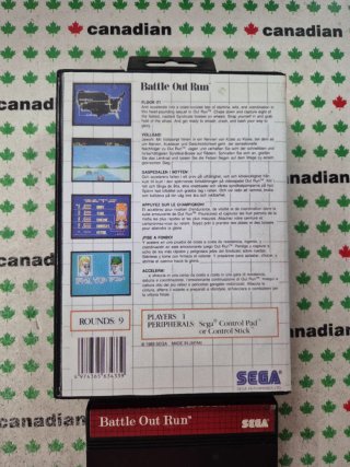 Battle Out Run Master System