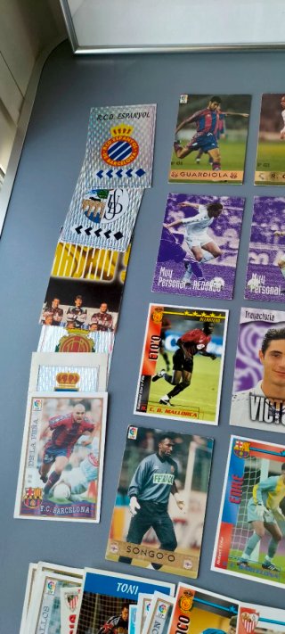 Cartas Fútbol LFP 1997 Colección