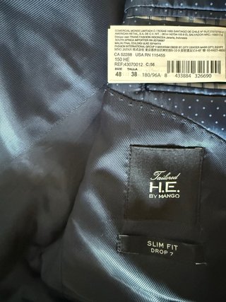 Americana Azul Oscuro - M SlimFit