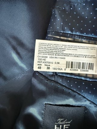 Americana Azul Oscuro - M SlimFit