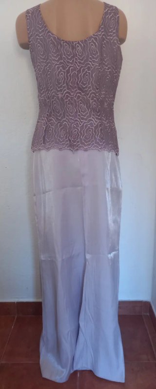 Conjunto de gala alta costura lila Alberto Sola