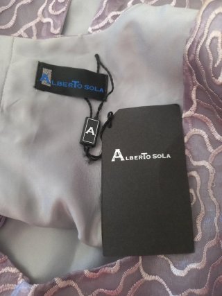 Conjunto de gala alta costura lila Alberto Sola