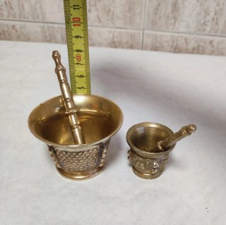 Lote de objetos de bronce