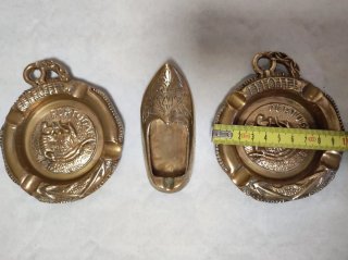 Lote de objetos de bronce