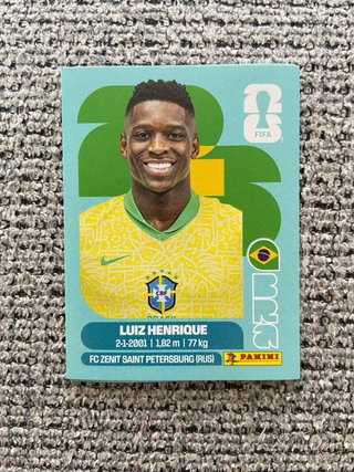 Cromo Mundial 2026 Panini Brasil