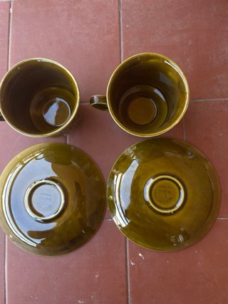 2 Tazas y Platos Pontesa Modelo Escocia