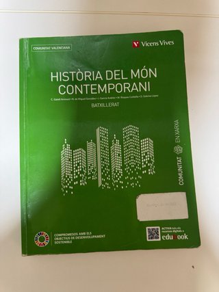 Libros de texto historia 1ºBachillerato
