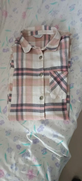Camisa de franela cuadros mujer